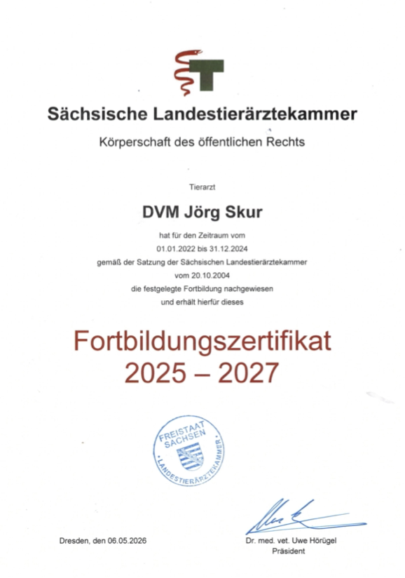Zertifikat 25 27 J Skur